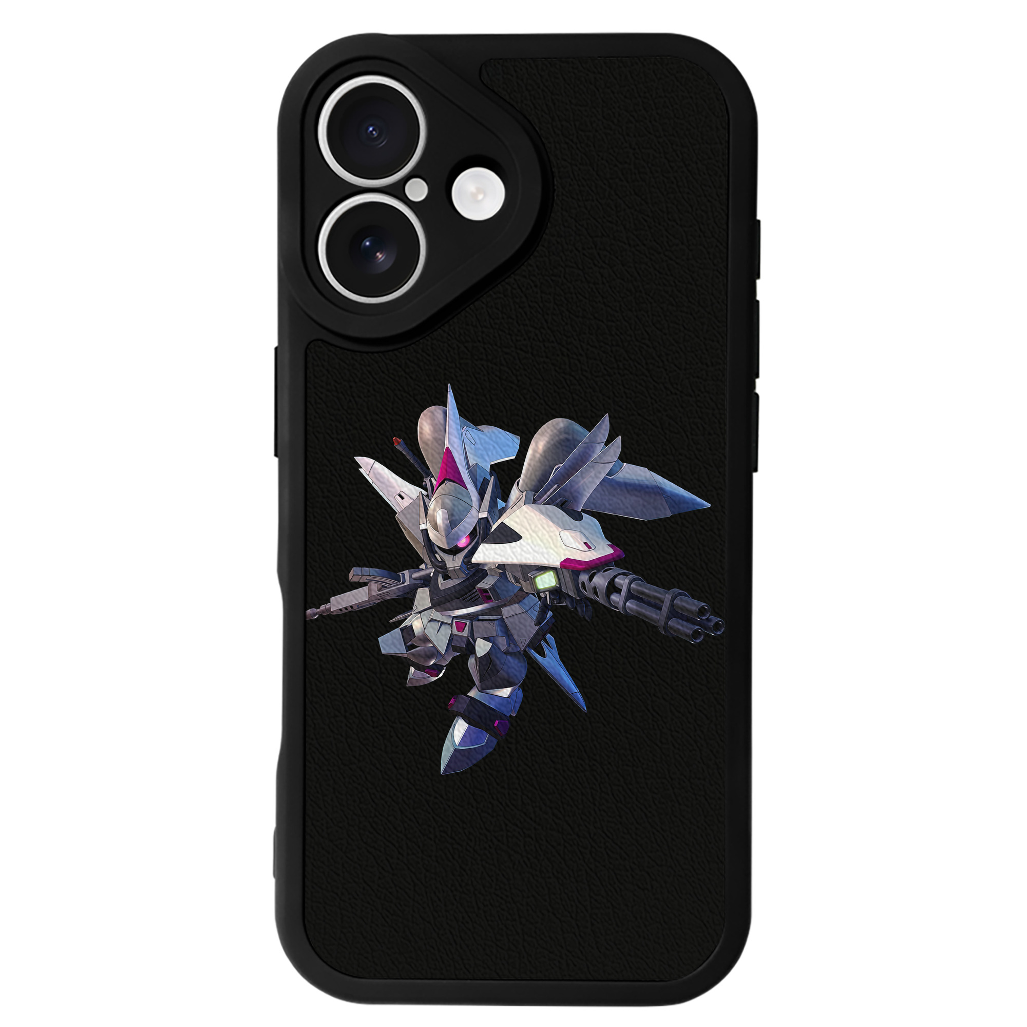 （画像用） 機動戦士ガンダム Mobile Suit Gundam 【iPhone 16シリーズ対応】シリコンスマホケース（レザー調） 材質：シリコン